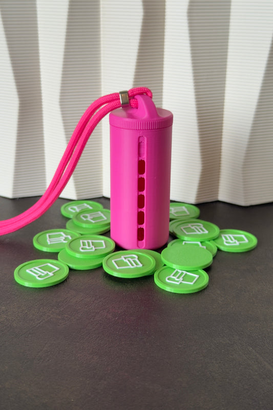 „Pinky Promise” Münzhalter mit luxuriösem Schlüsselband