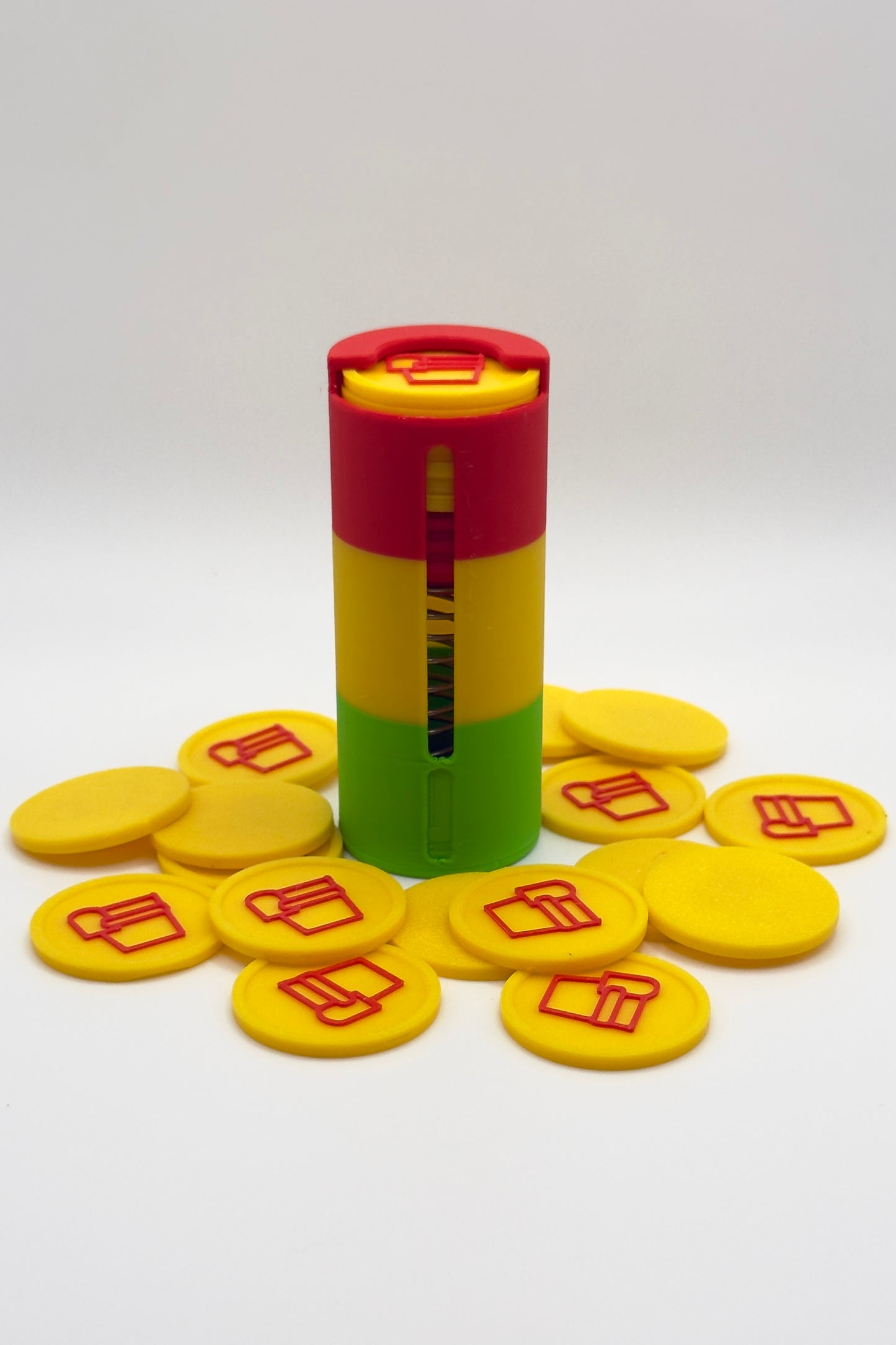 “Alaaf Limburg” Muntenkoker met Springveer