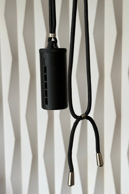 „Night” Münzhalter mit luxuriösem Schlüsselband