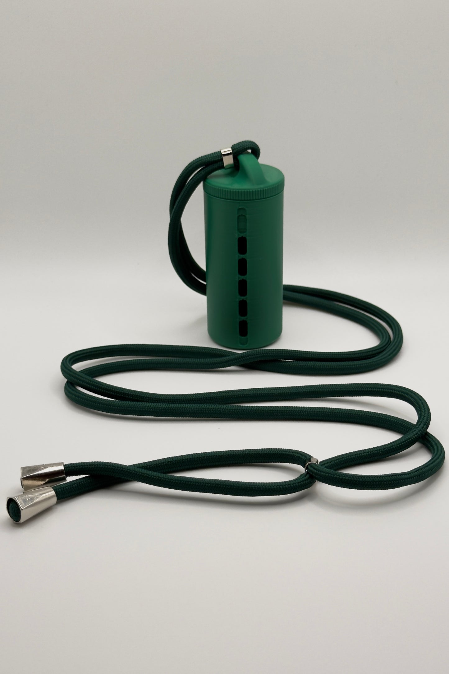 Porte-jetons « Mean Green » avec Lanière de Luxe