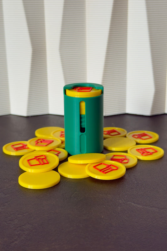 Porte-jetons « Mean Green » avec Ressort (Petit)