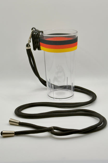 "Germany" Clip A Cup with Luxury Lanyard