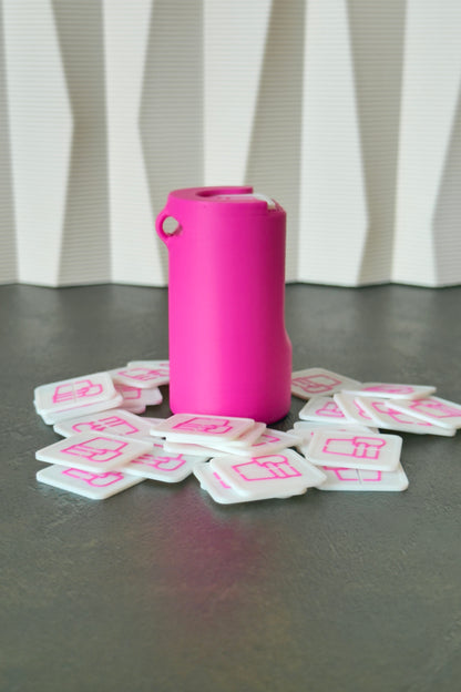 „Pinky Promise” Münzhalter mit Sprungfeder für Viereckige Münzen 