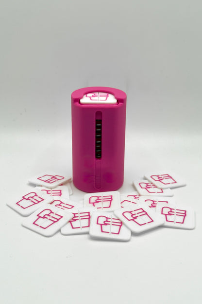 „Pinky Promise” Münzhalter mit Sprungfeder für Viereckige Münzen 