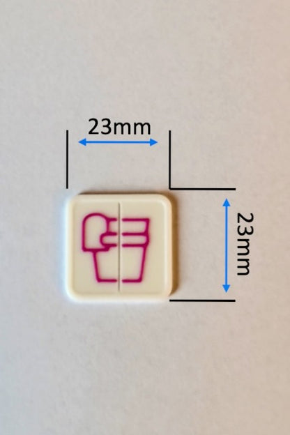 Porte-jetons « Night » avec Ressort pour les Jetons Carrées