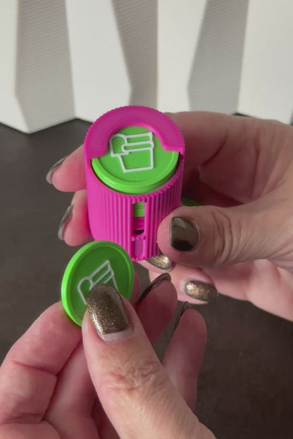 Porte-jetons « Night » avec Ressort